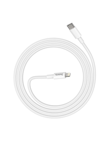 HOCO cable Type C pour iPhone Lightning 8-pin Power Delivery Fast Charge PD20W X56 blanc