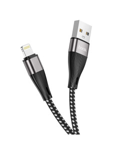 Câble USB HOCO pour iPhone Lightning 8-pin 2.4A Blessing X57 1 metre noir