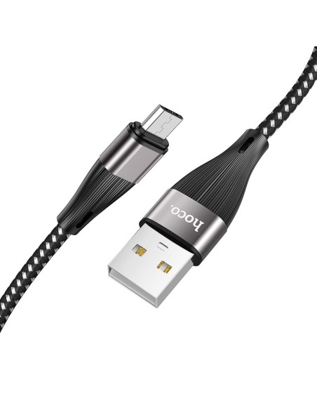 Câble HOCO USB vers Micro 2.4A Blessing X57 1 metre noir