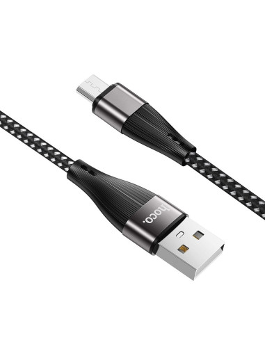 Câble HOCO USB vers Micro 2.4A Blessing X57 1 metre noir