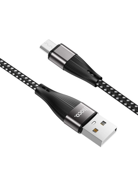 Câble HOCO USB vers Micro 2.4A Blessing X57 1 metre noir