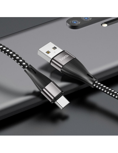 Câble HOCO USB vers Type C 3A Blessing X57 1 metre noir