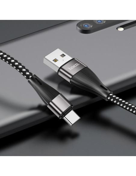 Câble HOCO USB vers Type C 3A Blessing X57 1 metre noir