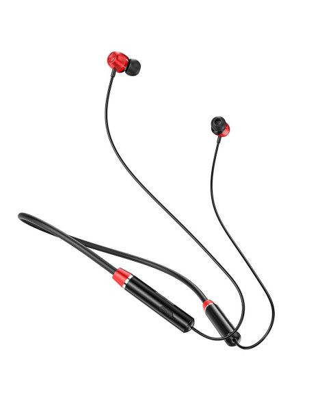 HOCO ecouteurs bluetooth stereo Coolway ES53 rouge