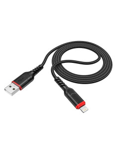 Câble USB HOCO pour iPhone Lightning 8-pin 2.4A VICTORY X59 1 me noir 2