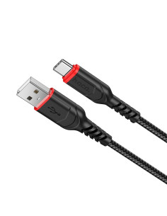 Câble USB HOCO pour Type C 3A VICTORY X59 1 me noir