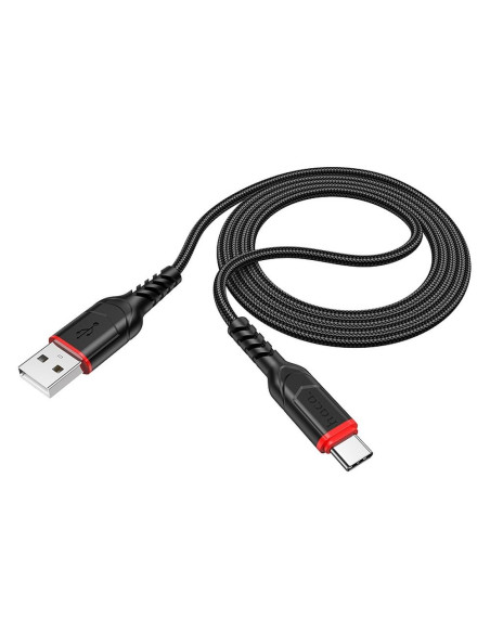 Câble USB HOCO pour Type C 3A VICTORY X59 1 me noir