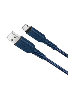 Câble USB HOCO pour Type C 3A VICTORY X59 1 me bleu