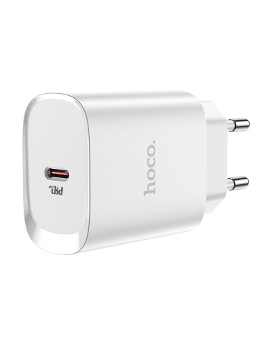 HOCO Type C PD 20W Fast Charge Smart Charging N14 chargeur secteur blanc