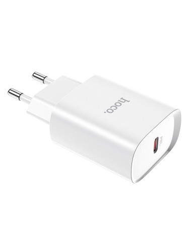 HOCO Type C PD 20W Fast Charge Smart Charging N14 chargeur secteur blanc