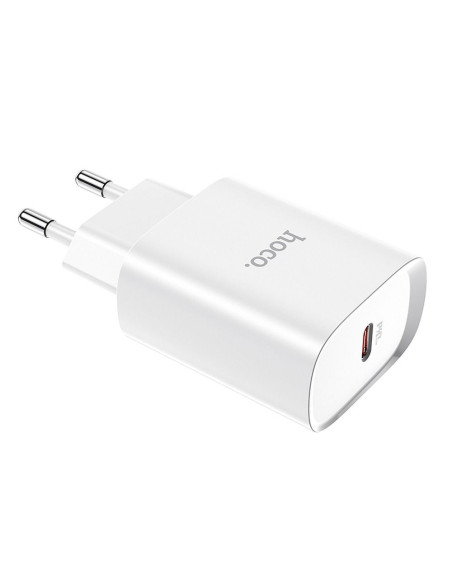 HOCO Type C PD 20W Fast Charge Smart Charging N14 chargeur secteur blanc