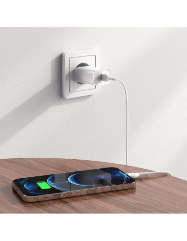 HOCO Type C PD 20W Fast Charge Smart Charging N14 chargeur secteur blanc