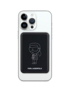 Batterie externe ( Powerbank ) avec charge par induction KARL LAGERFELD KLPBM5KIOTTGK 5000mAh 15W ( compatible Magsafe / noir) 2