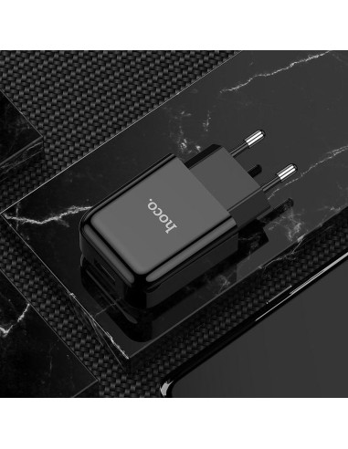 HOCO chargeur secteur USB 2.1A N2 Vigour noir