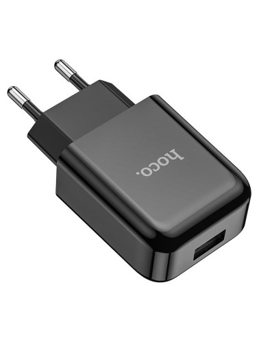HOCO chargeur secteur USB + cable Micro 2.1A N2 Vigour noir