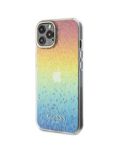 Véritable GUESS Case GUHCP12MHDECMI pour iPhone 12/12 Pro (IML Faceted Mirror / disco iridescent) 2