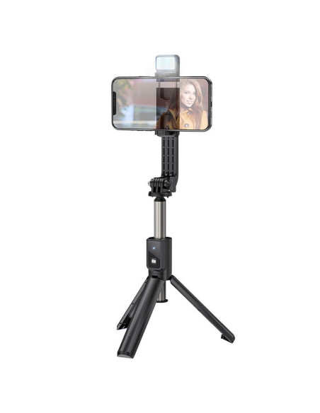 HOCO selfie stick with bluetooth remote control tripod K15 black