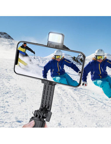 HOCO selfie stick with bluetooth remote control tripod K15 black