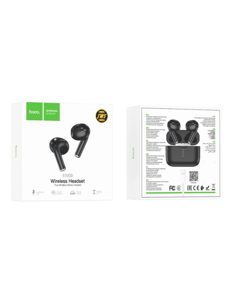 HOCO wireless bluetooth earphones TWS EW09 black