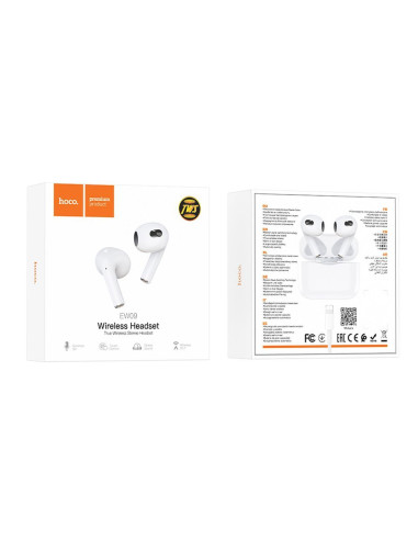 HOCO wireless bluetooth earphones TWS EW09 white
