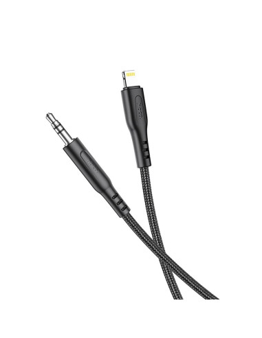 HOCO Câble AUX Jack 3,5 mm vers Lightning UPA18 1 m noir