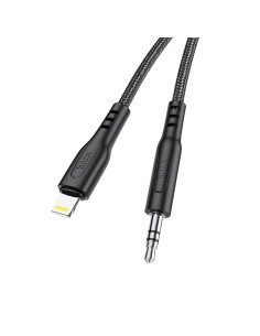 HOCO Câble AUX Jack 3,5 mm vers Lightning UPA18 1 m noir 2