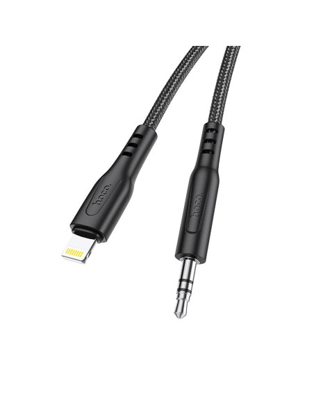 HOCO Câble AUX Jack 3,5 mm vers Lightning UPA18 1 m noir