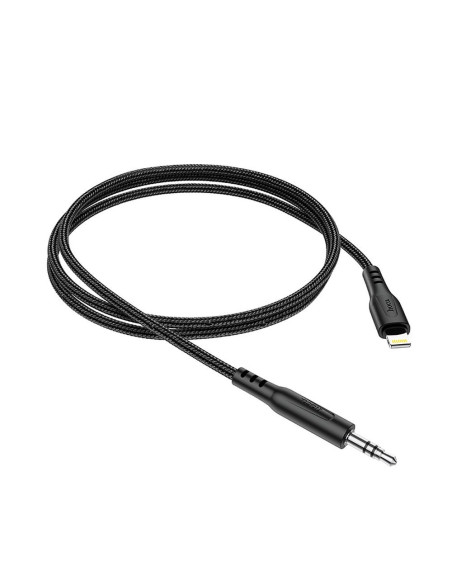HOCO Câble AUX Jack 3,5 mm vers Lightning UPA18 1 m noir