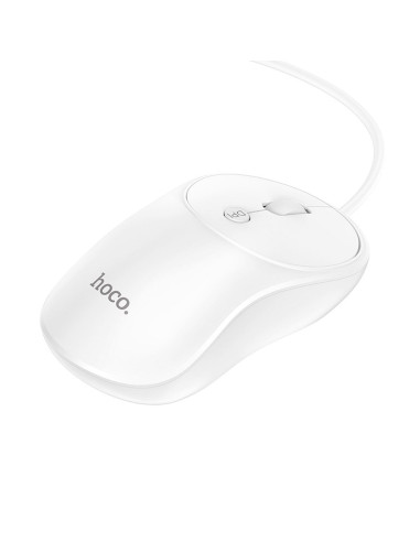 HOCO wired mouse USB A GM13 1,5 m white