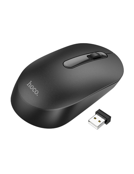 HOCO souris d'ordinateur sans fil 2.4G 1200 ppp GM14 noir