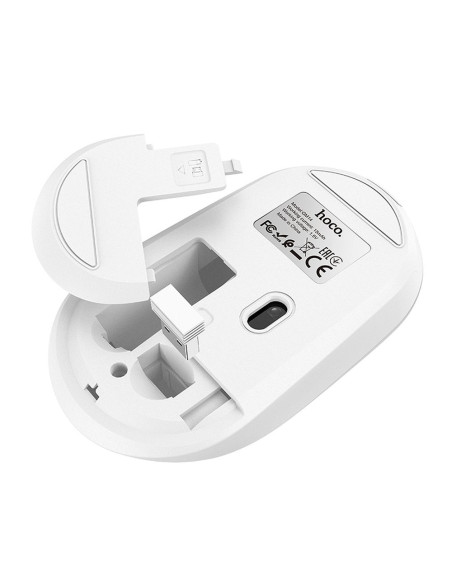 HOCO souris d'ordinateur sans fil 2.4G 1200 ppp GM14 blanc