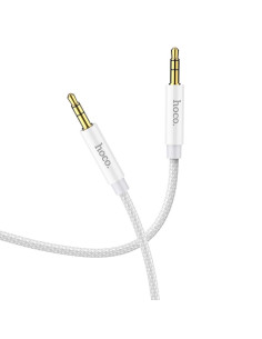 Câble HOCO AUX Audio Jack 3.5mm vers Jack 3.5mm UPA19 1m argent