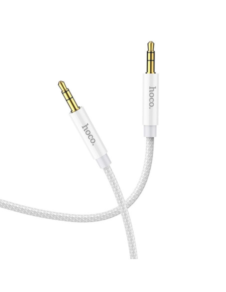 Câble HOCO AUX Audio Jack 3.5mm vers Jack 3.5mm UPA19 1m argent