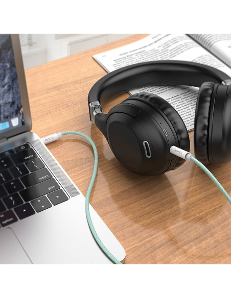 Câble HOCO AUX Audio Jack 3.5mm vers Jack 3.5mm UPA19 1m vert
