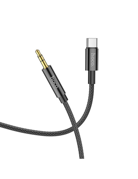 Câble HOCO AUX Jack 3,5 mm vers Type C UPA19 1 m noir