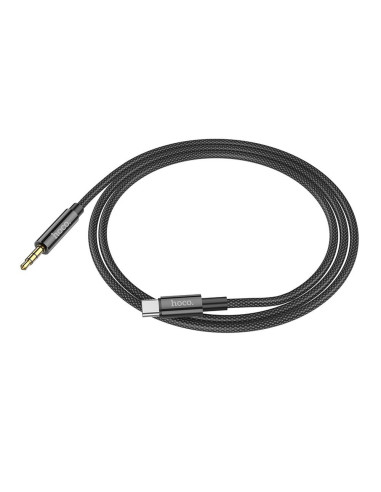Câble HOCO AUX Jack 3,5 mm vers Type C UPA19 1 m noir