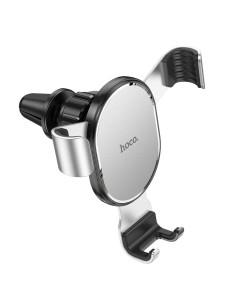 HOCO support voiture a gravitation sur la grille de ventilation CA56 PLUS metal argent 2