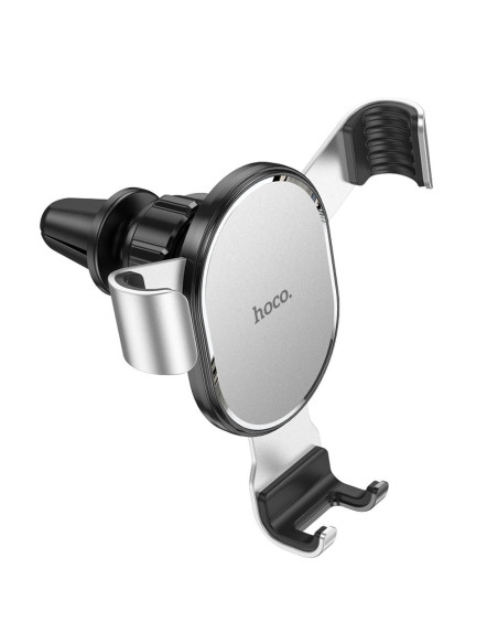 HOCO support voiture a gravitation sur la grille de ventilation CA56 PLUS metal argent