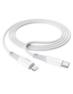 Câble HOCO Type C pour iPhone Lightning 8 broches Power Delivery PD20W Ferry X70 1m blanc 2