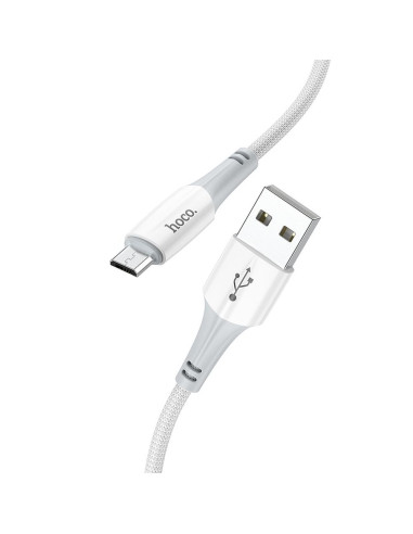 HOCO Câble USB vers Micro 2.4A Ferry X70 blanc