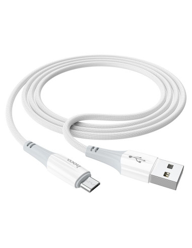 HOCO Câble USB vers Micro 2.4A Ferry X70 blanc