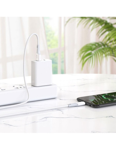 HOCO Câble USB vers Micro 2.4A Ferry X70 blanc