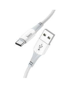 Câble USB HOCO pour Type C 3A Ferry X70 blanc