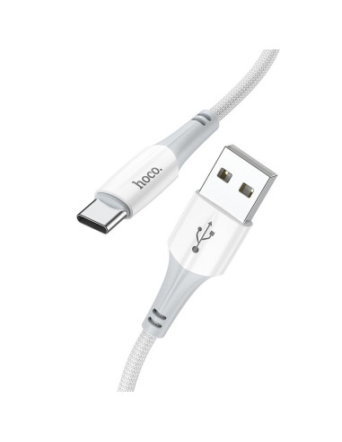 Câble USB HOCO pour Type C 3A Ferry X70 blanc