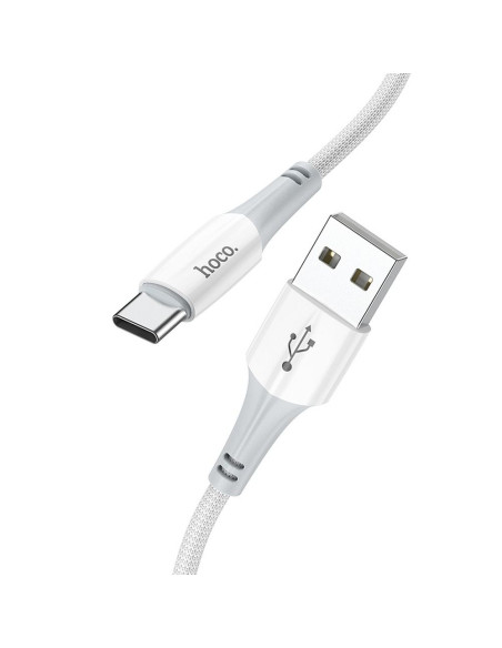 Câble USB HOCO pour Type C 3A Ferry X70 blanc