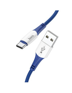 Hoco cable USB A to Type C 3A X70 1 m blue