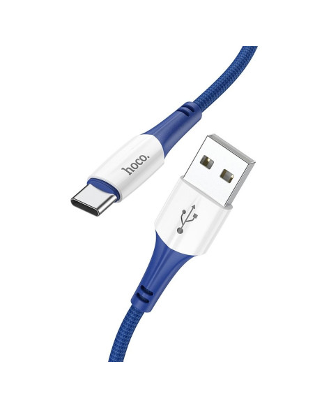 Hoco cable USB A to Type C 3A X70 1 m blue