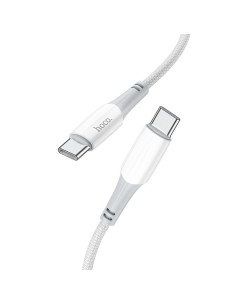 Câble HOCO Type C vers Type C Power Delivery PD60W 3A Ferry X70 blanc