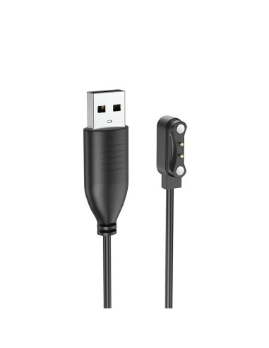 HOCO smartwatch charging cable Y6 Y7 Y8 0,6 m black