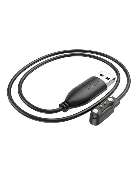HOCO smartwatch charging cable Y6 Y7 Y8 0,6 m black